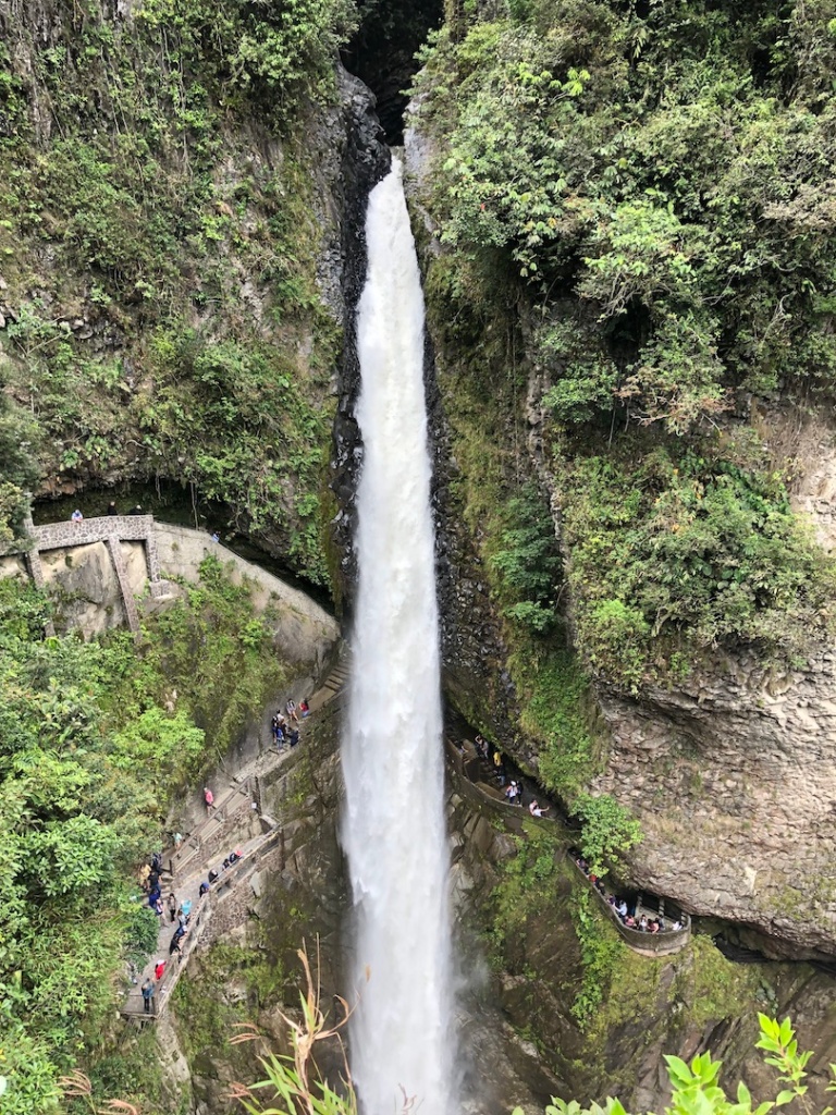 Devil's Cauldron waterfall, Baños, Ecuador