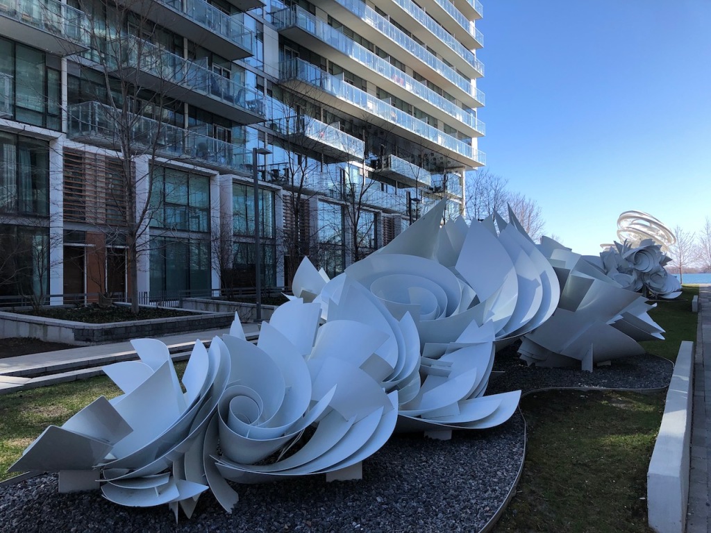 The Toronto Twister from A Series of Whirlpool Field Manoeuvres for Pier 27, 2017, Alice Aycock.
