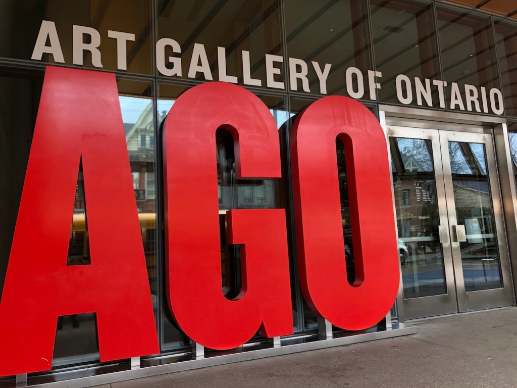 Art Gallery of Ontario entrance.
