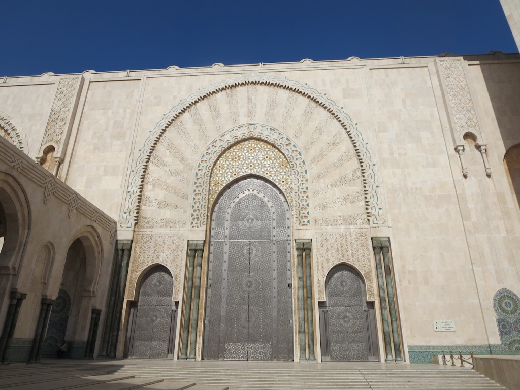 Hassan II Mosque in Casablanca.
